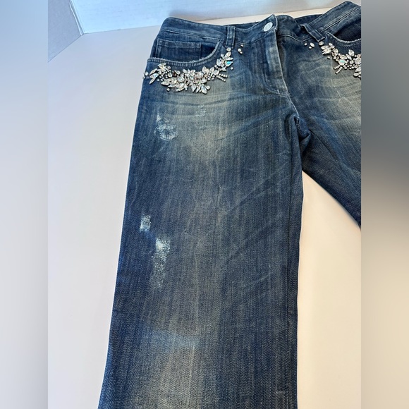 Dolce & Gabbana distressed bejeweled jeans - Picture 9 of 16